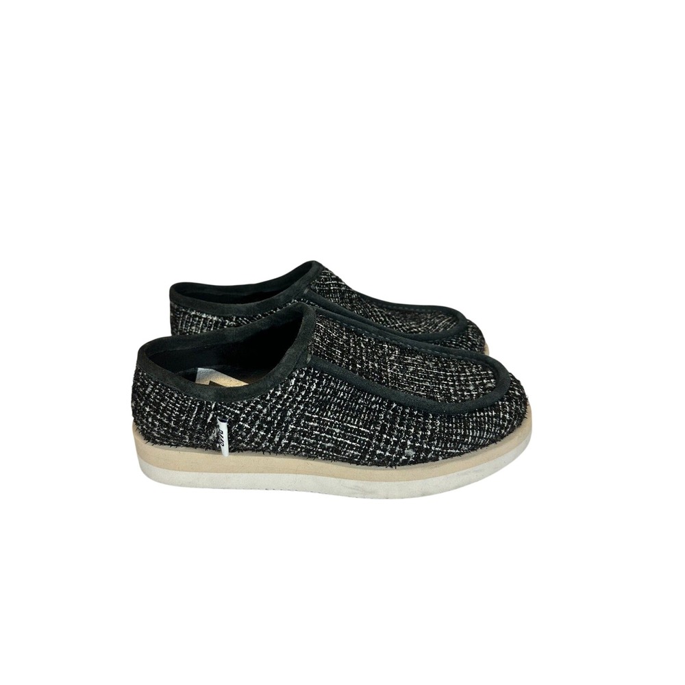 P448 S22 Palermo Women Size 39 Black White Tweed Vibram Sole Loafer